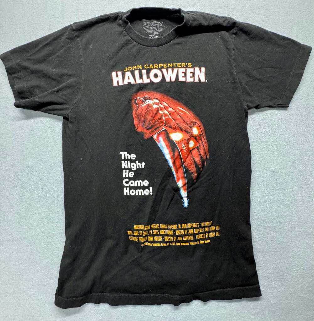 John Carpenter's Halloween 'The Night He Came Home' Michael Myers Movie T-Shirt